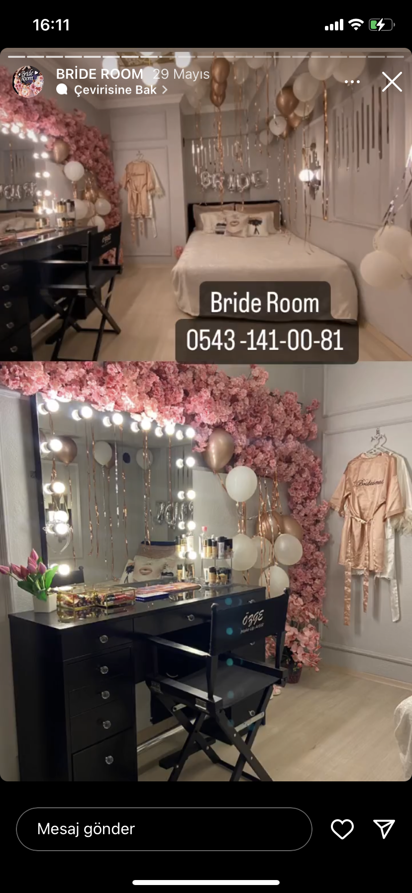 SETRİ ALA GELİNLİK Özge makeup artist