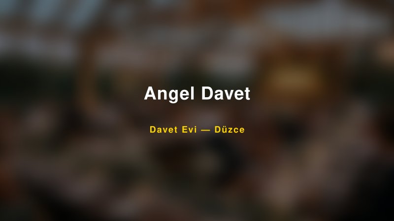 Angel Davet Fiyatları ve Paket Seçenekleri